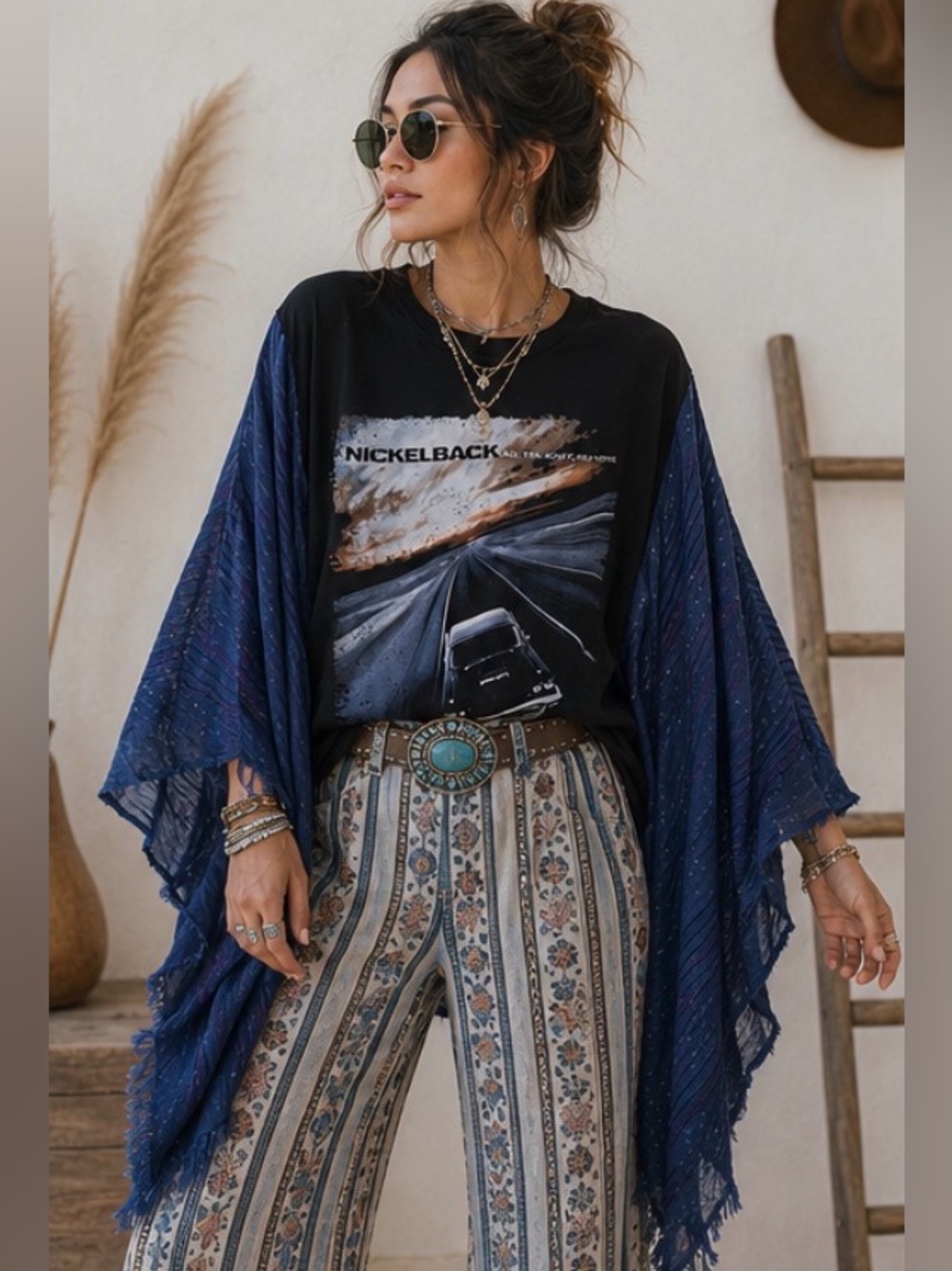Nickelback Graphic Kimono Tee